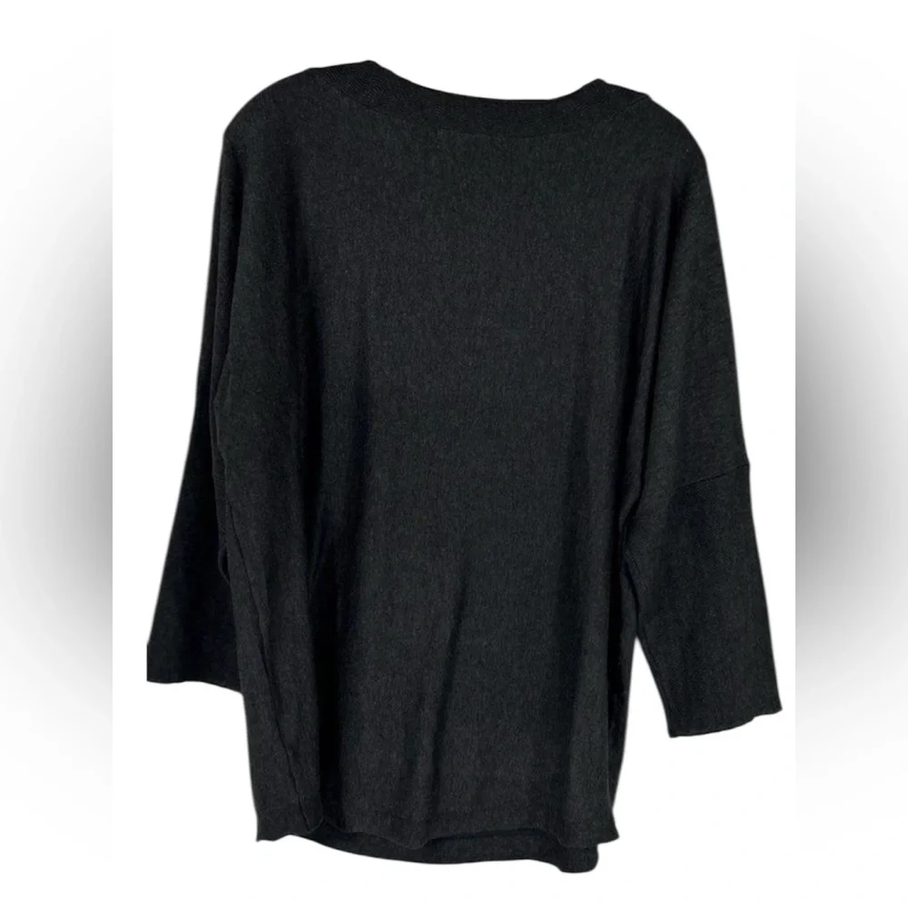 Melissa Paige Women’s Dark Gray Knit Sweater